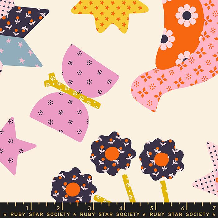 Meadow Star Menagerie - Daisy - Quilt Fabric