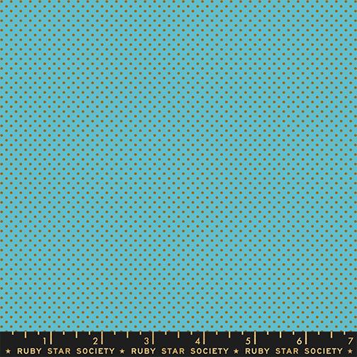 Catnap Dots Turquoise - Quilt Fabric