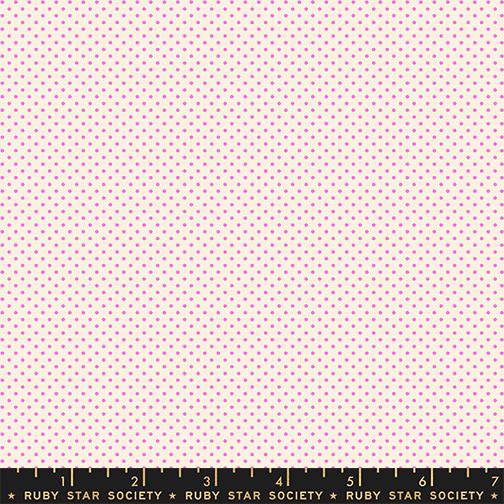 Mystic Fable Dots Neon Pink - Quilt Fabric
