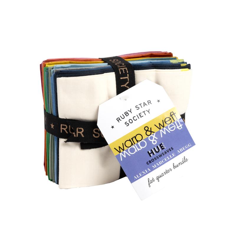 Warp Weft Hue Crossweaves - Fat Quarter Bundle