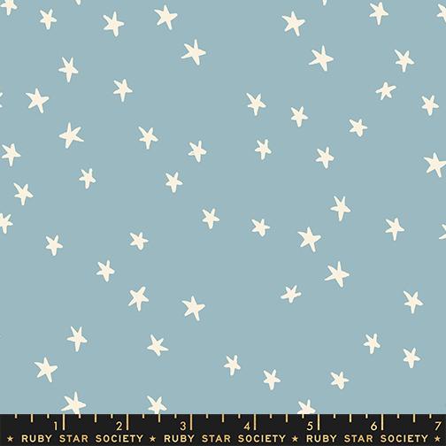 Starry New Soft Blue - Quilt Fabric