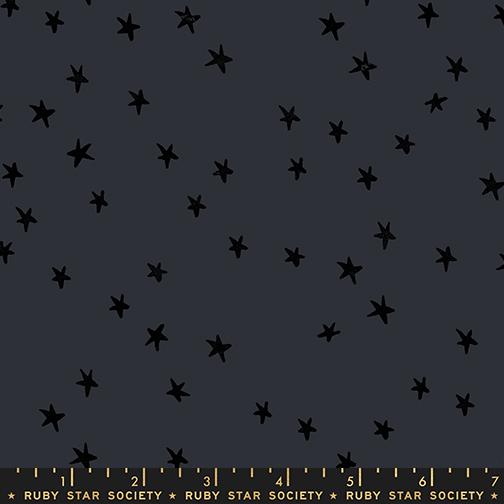 Starry New Charcoal - Quilt Fabric
