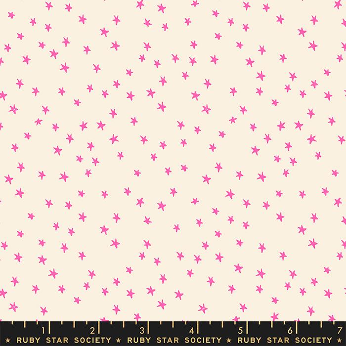 Starry Mini - Starry Neon Pink - Quilt Fabric
