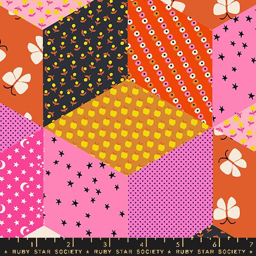 Ooh Lucky Lucky Lucky Pink - Quilt Fabric