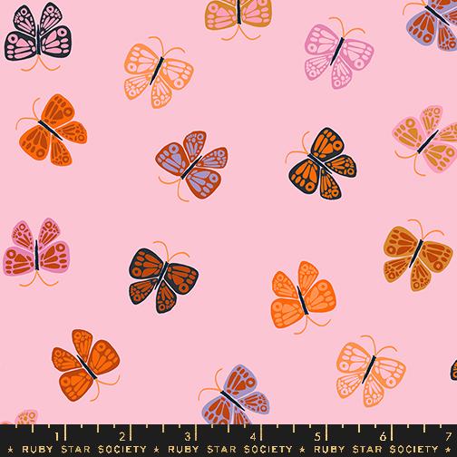 Ooh Lucky Lucky Butterfly - Posy - Quilt Fabric