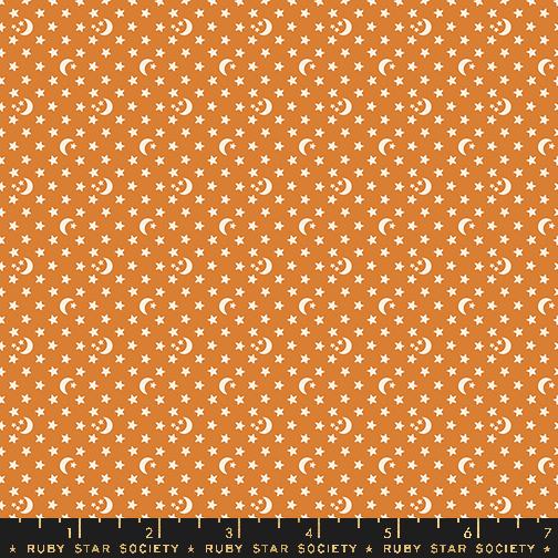 Ooh Lucky Lucky Outerspace - Caramel - Quilt Fabric