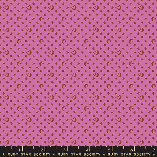 Ooh Lucky Lucky Outerspace - Heliotrope - Quilt Fabric