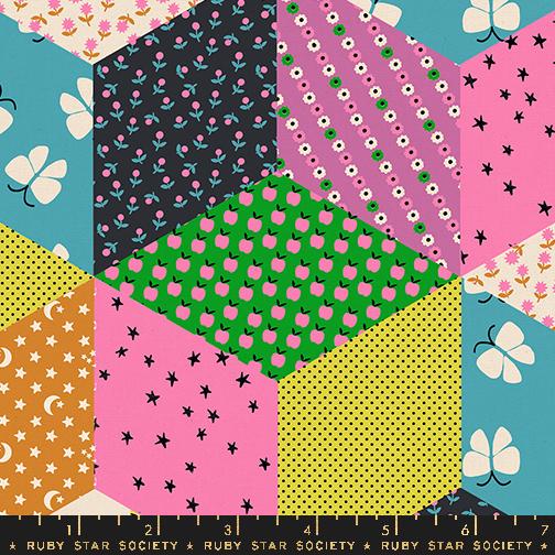 Ooh Lucky Lucky Citron - Quilt Fabric
