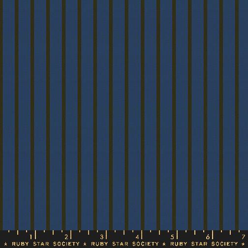 Warp Weft Ooh Lucky Lucky Navy - Quilt Fabric