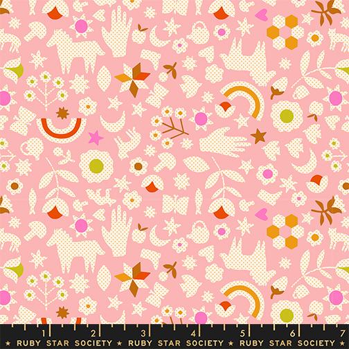 Catnap Novelty Rosebud - Quilt Fabric