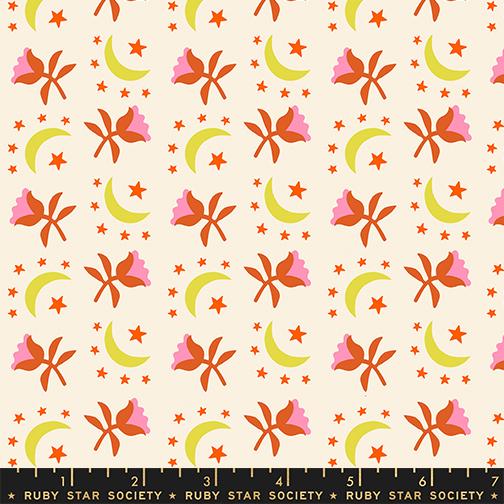 Catnap Moon Natural - Quilt Fabric