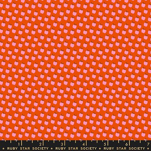 Catnap Apple Warm Red - Quilt Fabric