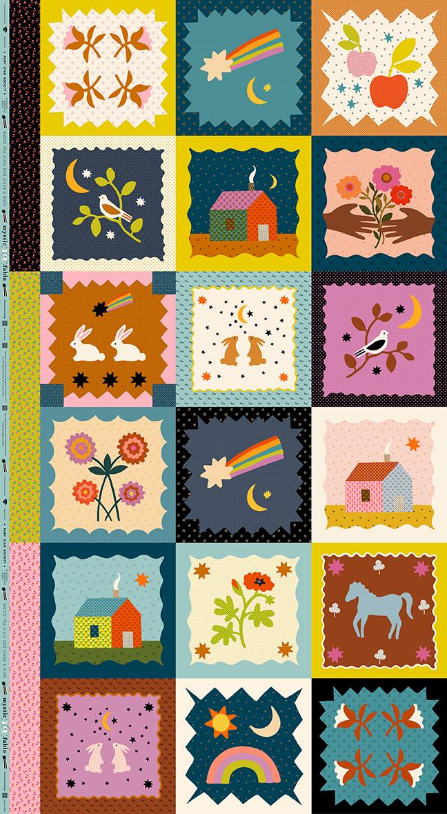 Mystic Fable Galaxy - Quilt Panel