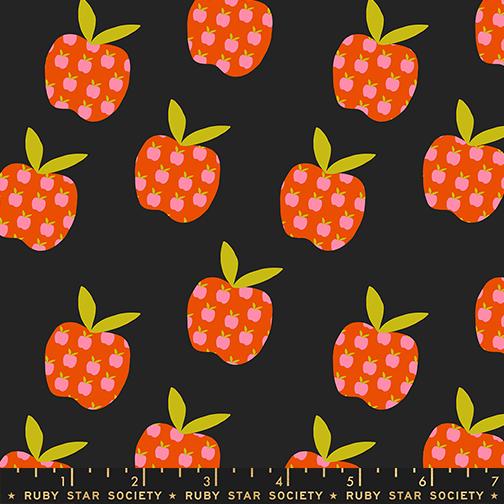 Mystic Fable Apple Soft Black - Quilt Fabric