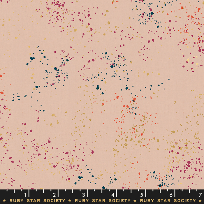 Speckled Metallic Sunstone - Quilt Fabric