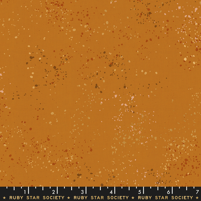 Speckled Metallic Earth - Quilt Fabric