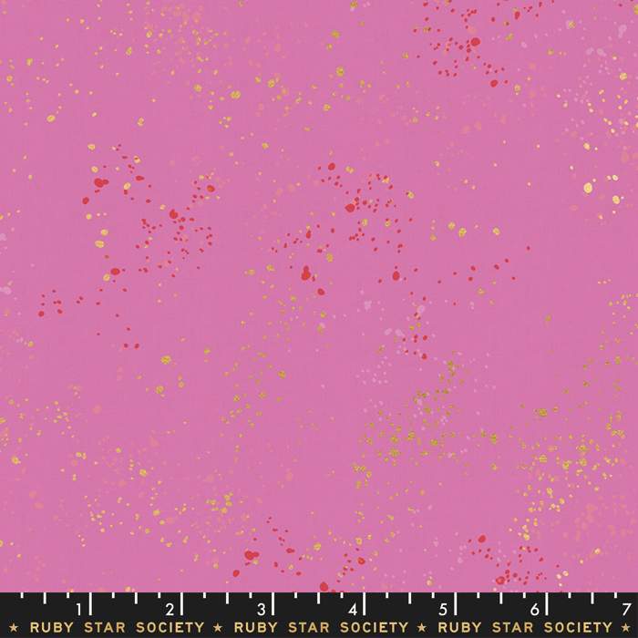 Speckled Metallic Daisy - Quilt Fabric