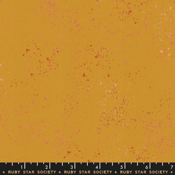 Speckled Metallic Cactus - Quilt Fabric
