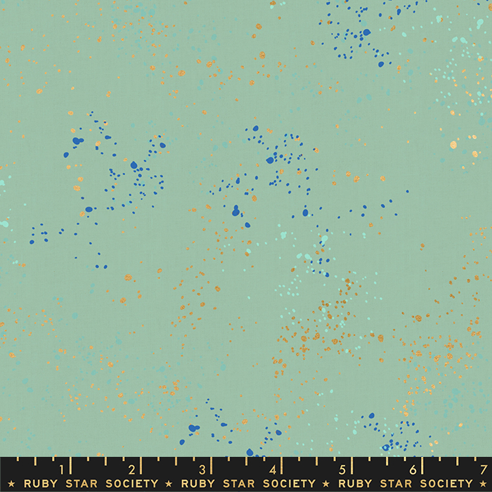 Speckled Metallic Frost - Quilt Fabric