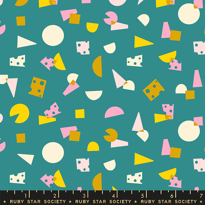 Food Group Succulent - Say Cheese Novelty - Quilt Fabric