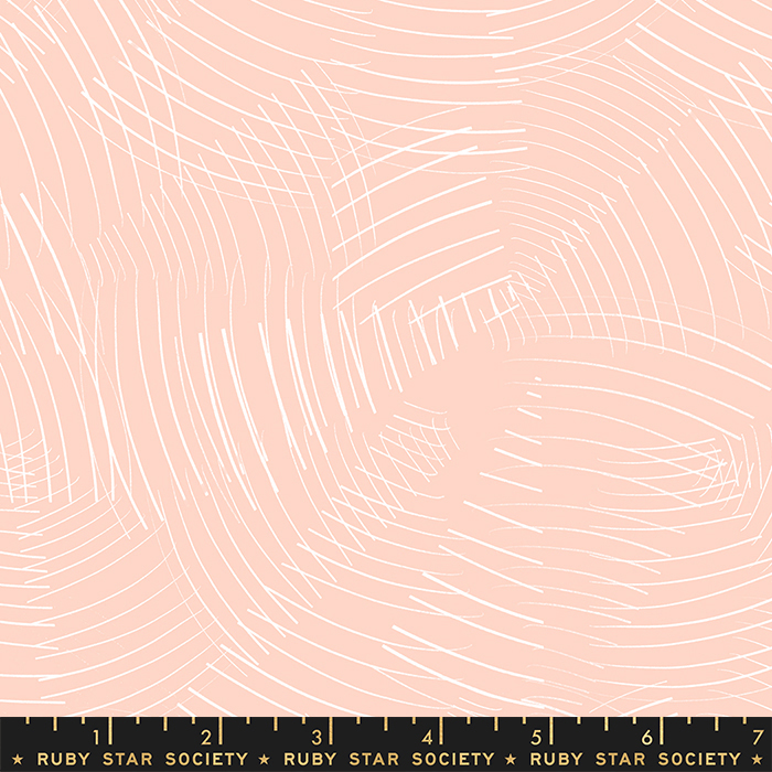 First Light Peach Cream - Graphic Lines - Quilt Fabric