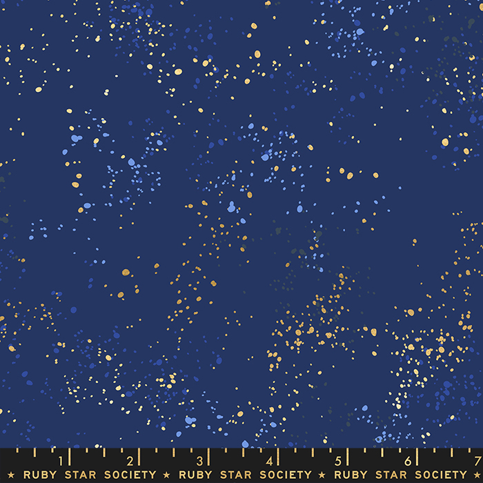 108" Speckled Wide Navy - Quilt Fabric