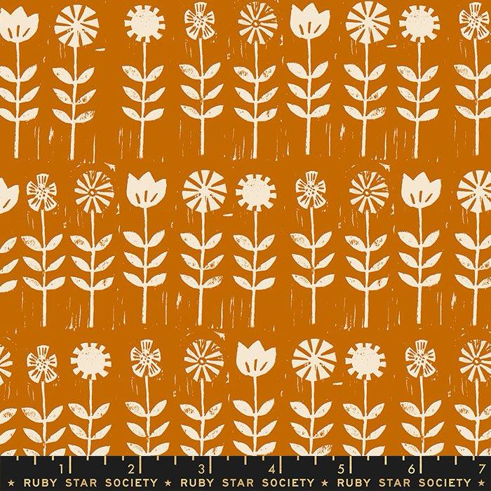 Darlings 2 Saddle - Wildflowers - Quilt Fabric