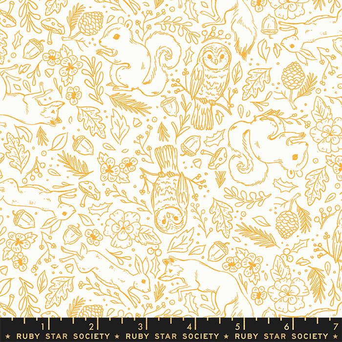 Winterglow Honey - Quilt Fabric