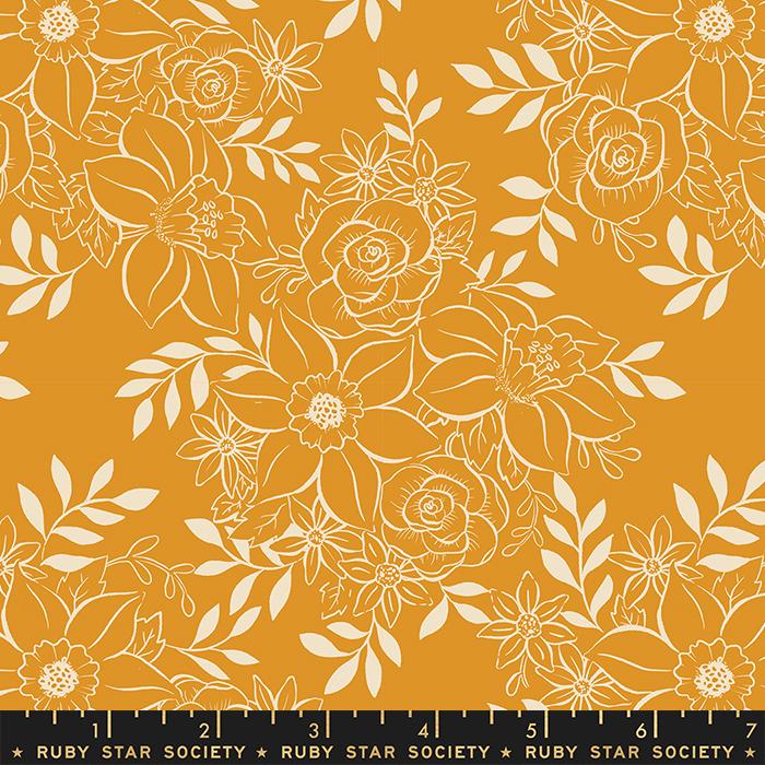 Winterglow Honey - Quilt Fabric