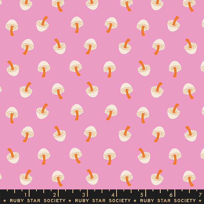 Tiny Frights Mushroom - Daisy - Quilt Fabric