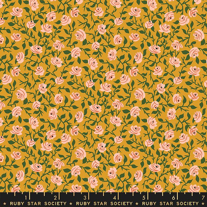 Tiny Frights Rose - Cactus - Quilt Fabric
