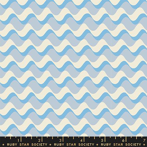 Water Ripple - Water Blue - Quilt Fabric