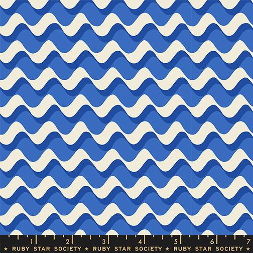 Water Ripple - Royal Blue - Quilt Fabric