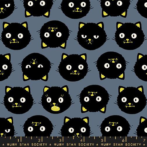 Good Spirits Cats - Ghostly - Quilt Fabric
