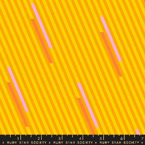 Eye Candy Stripe - Clementine - Quilt Fabric