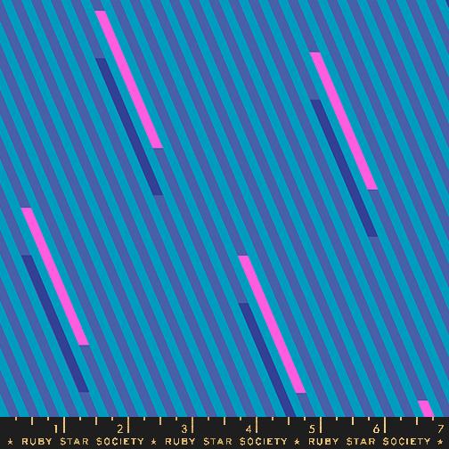 Eye Candy Stripe - Cerulean - Quilt Fabric
