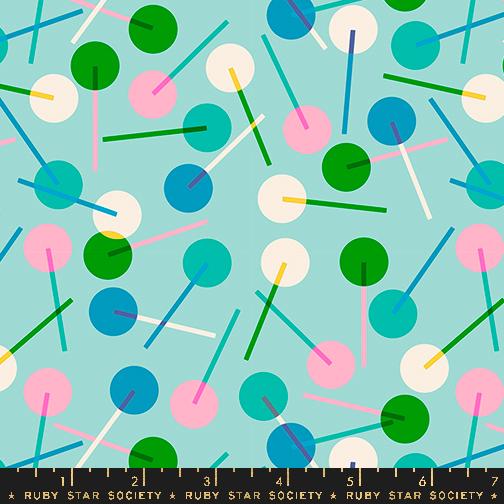 Eye Candy Lollipop - Frost - Quilt Fabric