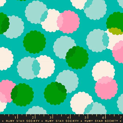 Eye Candy Puffs - Tropic - Quilt Fabric