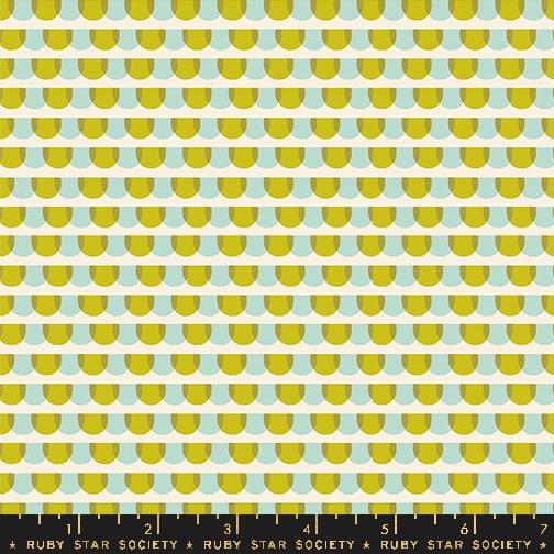 Animal Animal Tiles - Pistachio - Quilt Fabric