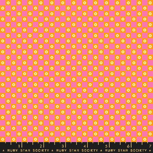 Animal Animal Flowers - Orange - Quilt Fabric