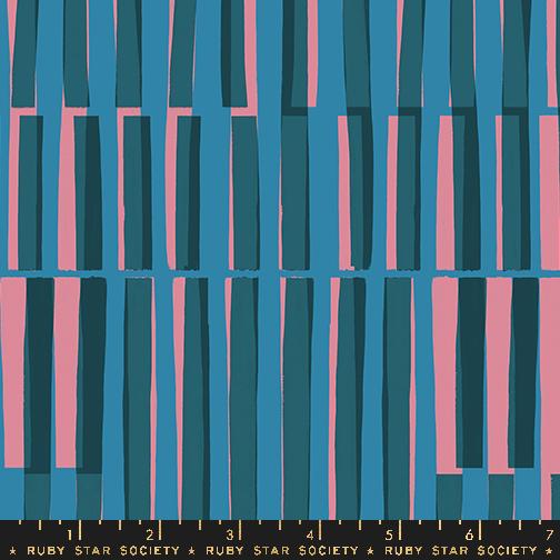Geometry Stripe Chambray - Quilt Fabric