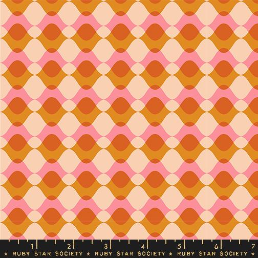 Geometry Wavy Sorbet - Quilt Fabric