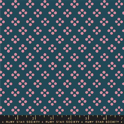 Geometry Dots Galaxy - Quilt Fabric