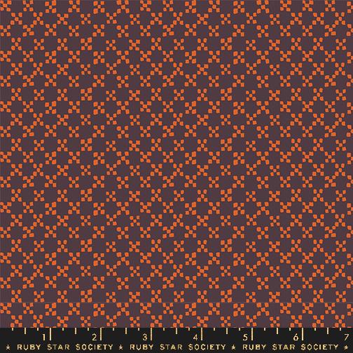 Geometry Tiles Eggplant - Quilt Fabric