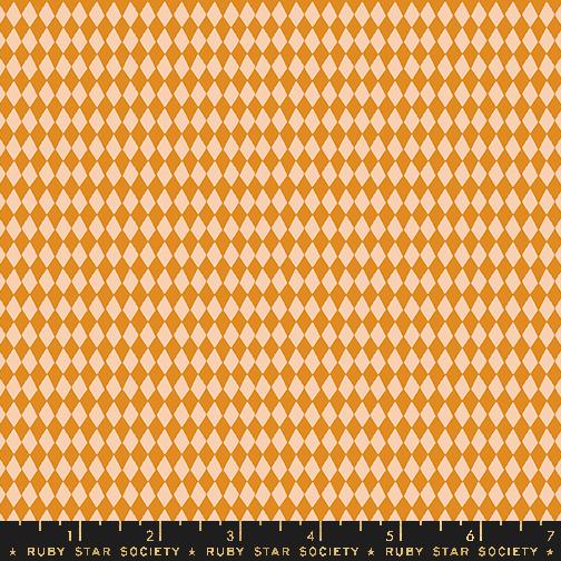 Geometry Harlequin Turmeric - Quilt Fabric