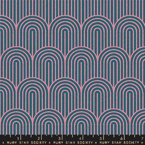 Geometry Canvas Galaxy - Quilt Fabric