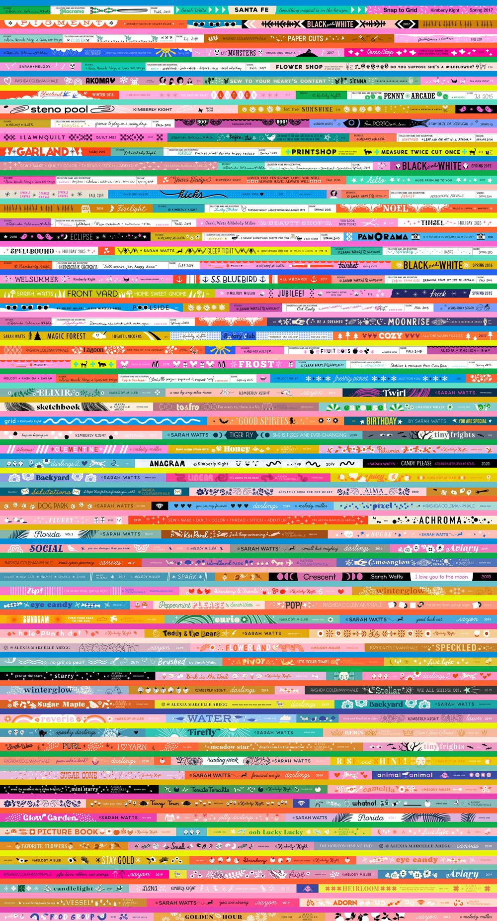 Selvedge Magic Multi - Quilt Fabric