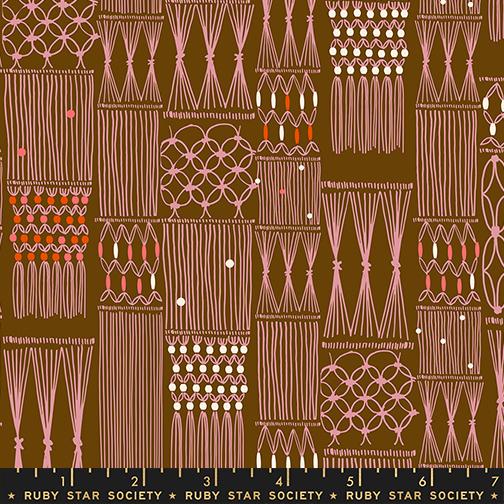 Calathea Macrame Cocoa - Quilt Fabric