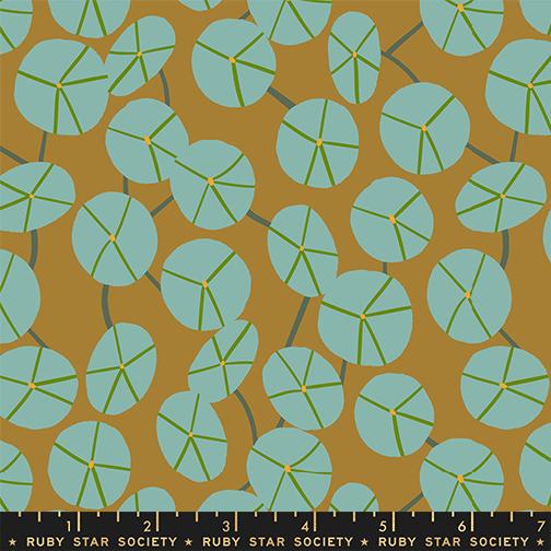 Calathea Pilea Suede - Quilt Fabric