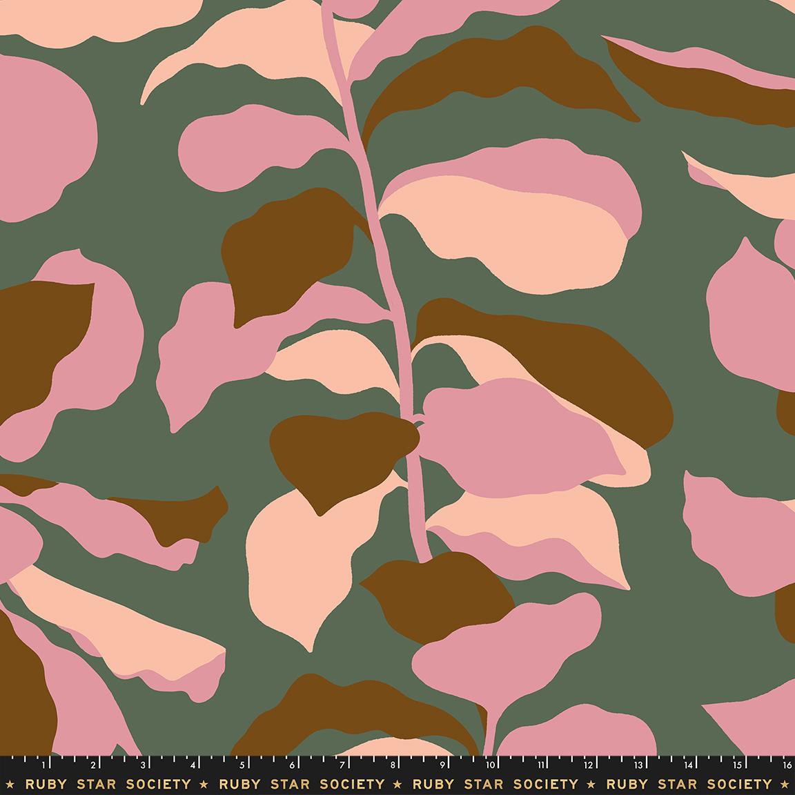 108" Calathea Deep Moss - Quilt Fabric